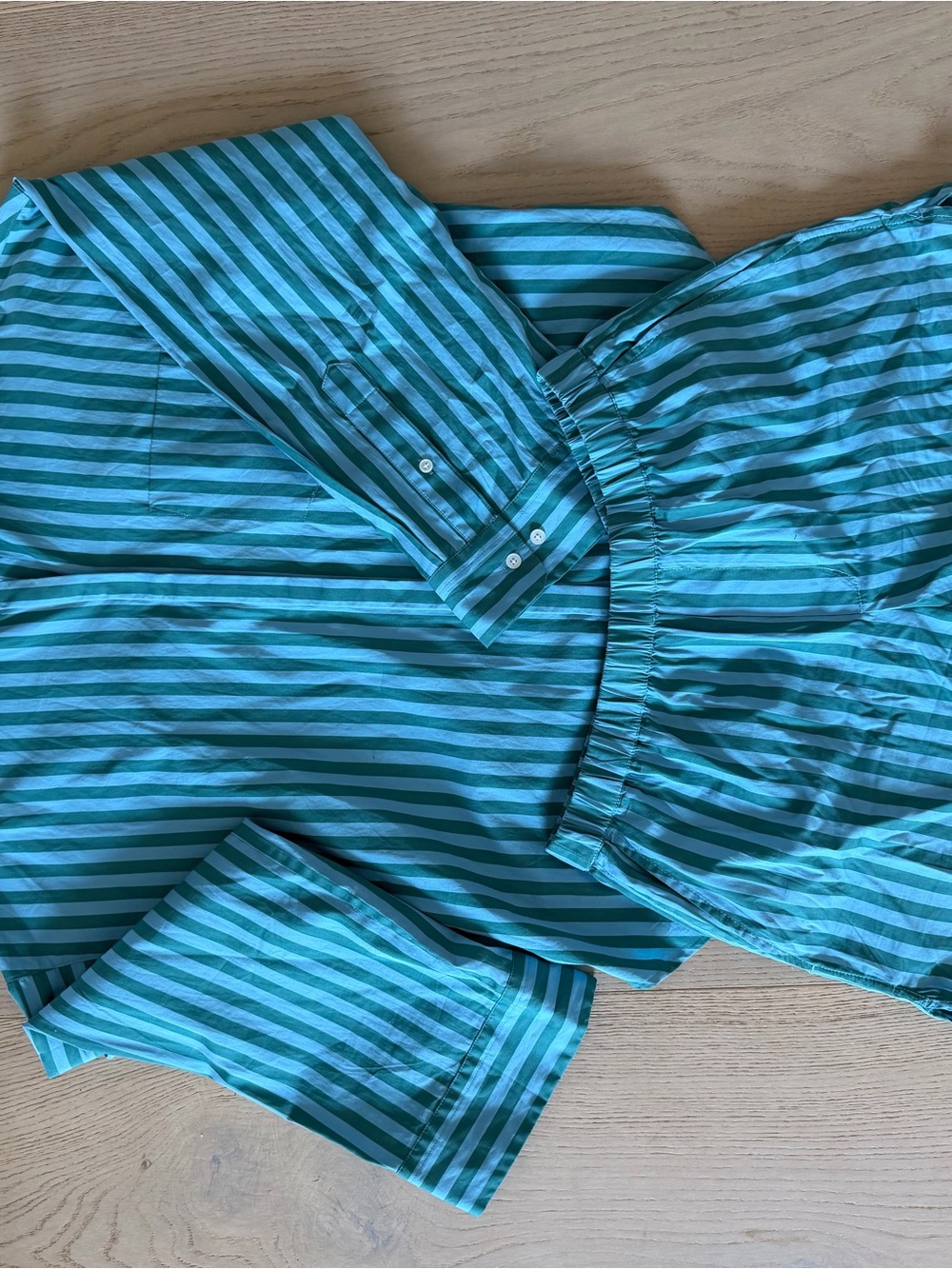 Madewell Striped Boxy Button-Up Shirt with Matching Shorts - Picture 13 of 16